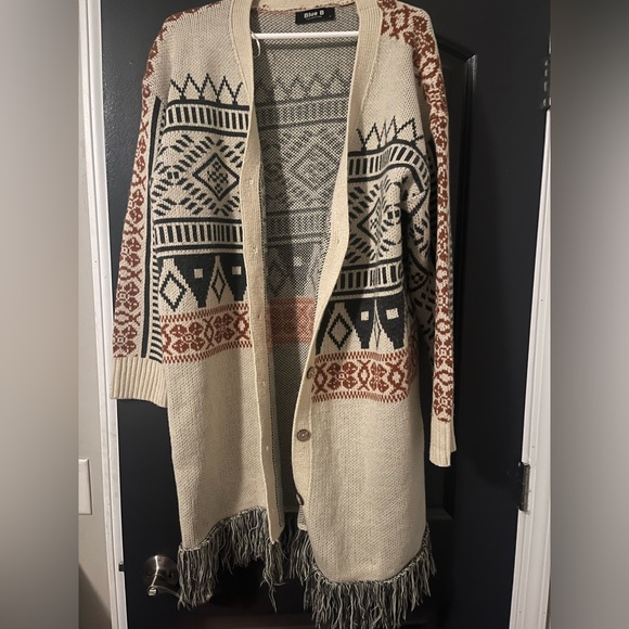 Patterned Cardigan - Picture 1 of 2